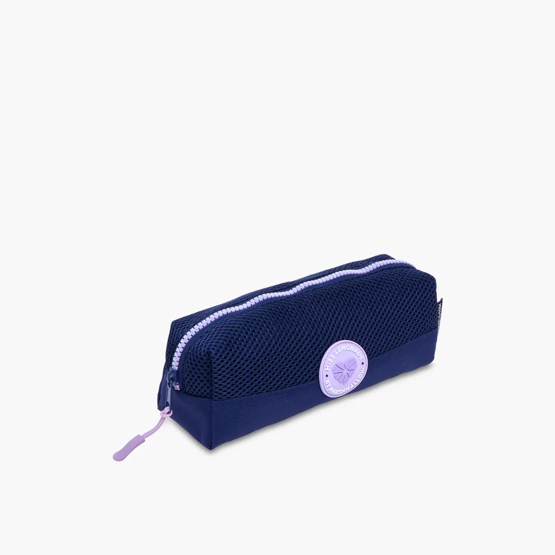 MISS LEMONADE Meshy Solid Pencil Pouch for Kids